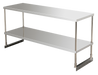 Serv-Ware SPOS-48 48 inch Sandwich Prep Table Overshelf